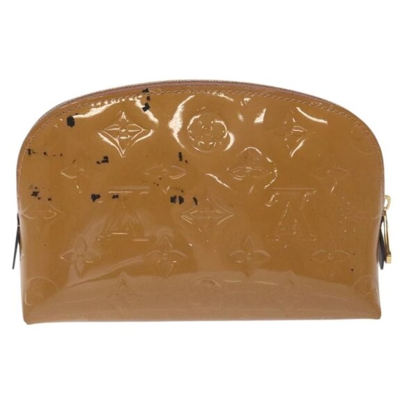 LOUIS VUITTON Vernis Pochette Cosmetic Pouch Rose Angelique M90086 Auth 127637 - Picture 3 of 16